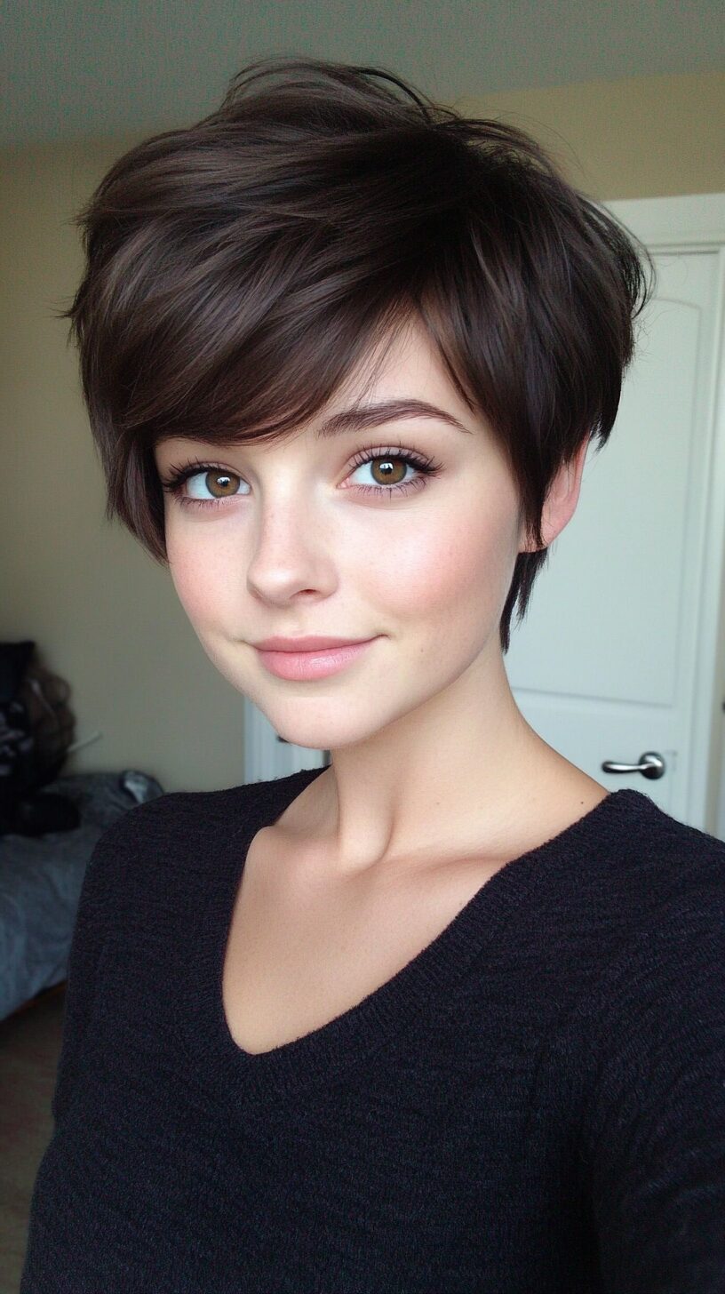 ## Trendy Angled Pixie Hairstyles for a Chic Look