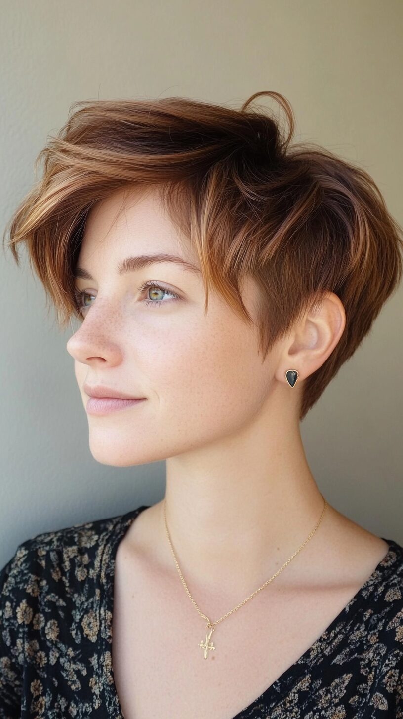 ## Trendy Angled Pixie Hairstyles: A Modern Take on Short Hair