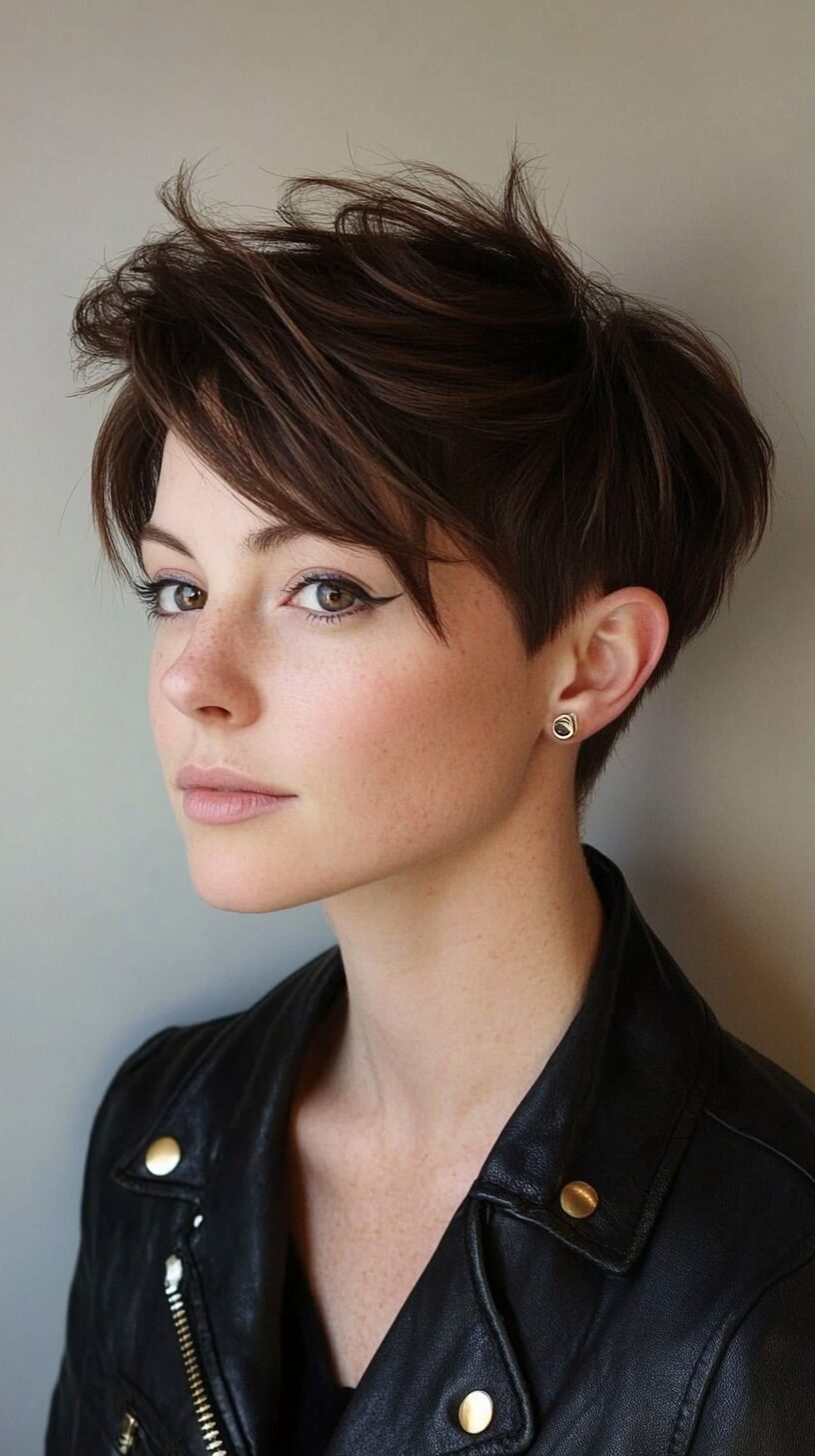 ## Chic Angled Pixie Hairstyles for a Fresh Look