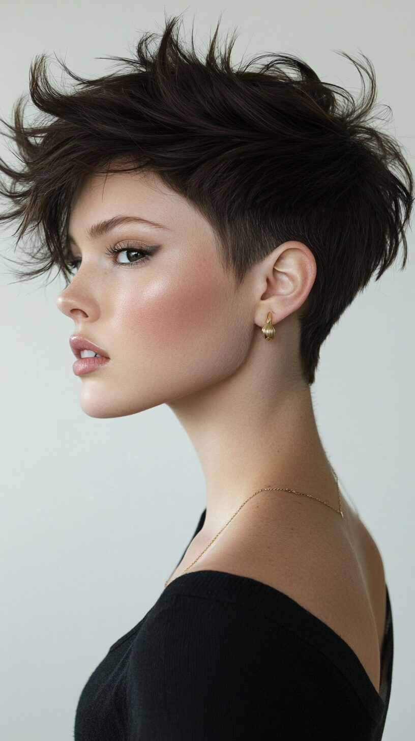 ## Chic Angled Pixie Hairstyles: Trendy Looks for a Modern Edge