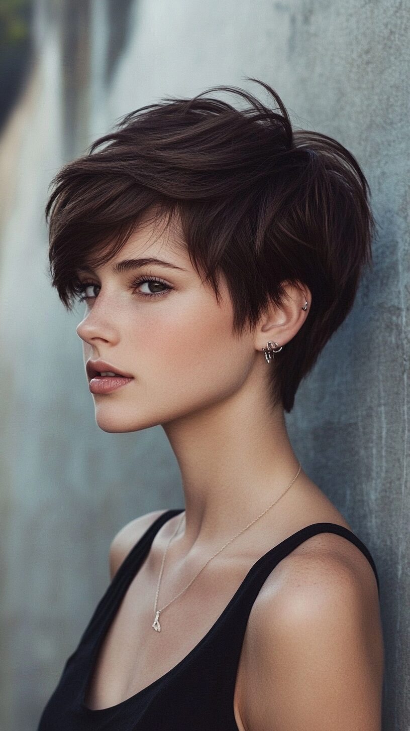 ## Stylish Angled Pixie Hairstyles for a Chic Look