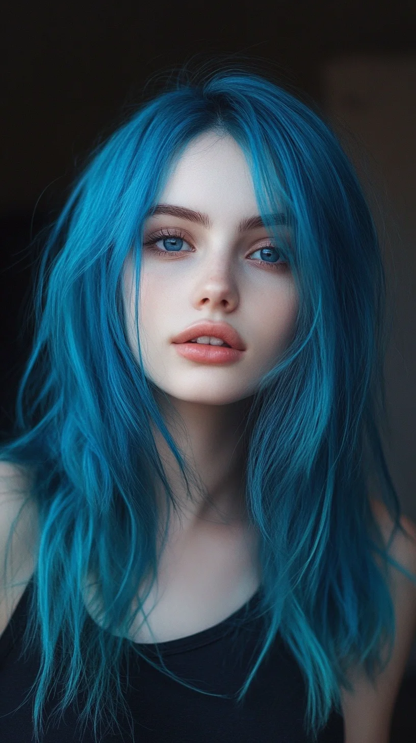 Bold and Bright: Embrace the Allure of Electric Blue Hair