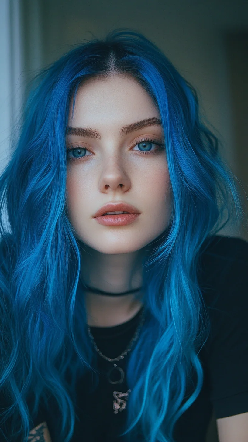 Bold and Vibrant: Embrace the Allure of Electric Blue Waves