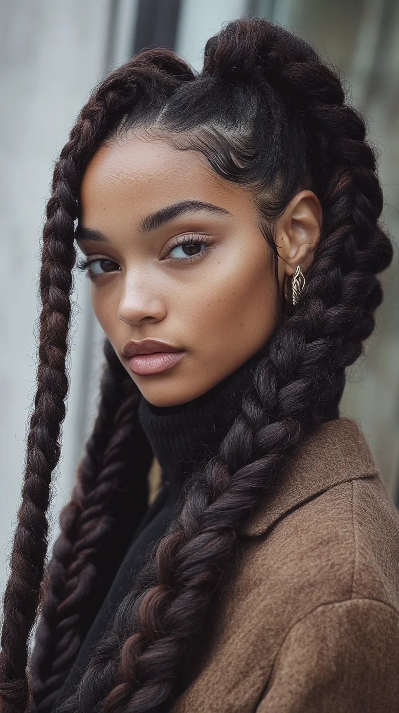 Bold Box Braids: Elevate Your Look with Stunning Volume and Definition