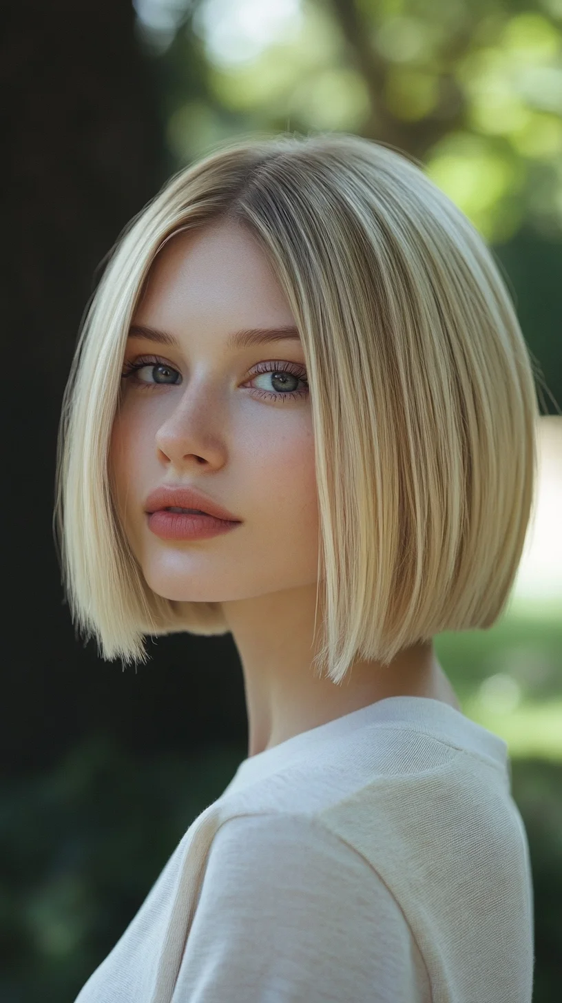 Chic Blunt Bob: The Ultimate Timeless Hairstyle for Effortless Elegance