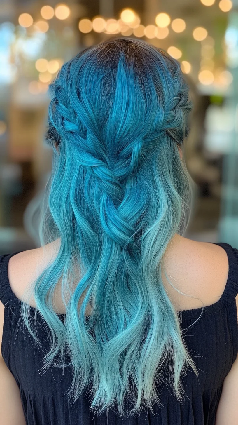 Dive into Bold Brilliance: Enchanting Aquatic Braids for Every Occasion