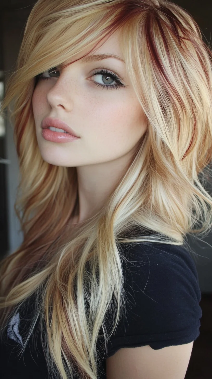 Effortless Beachy Waves with Bold Highlights for a Chic Look