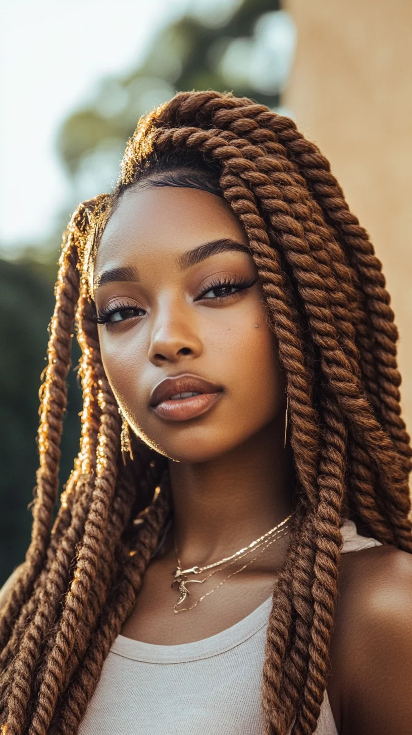 Effortless Elegance: Twist Braids that Make a Bold Statement