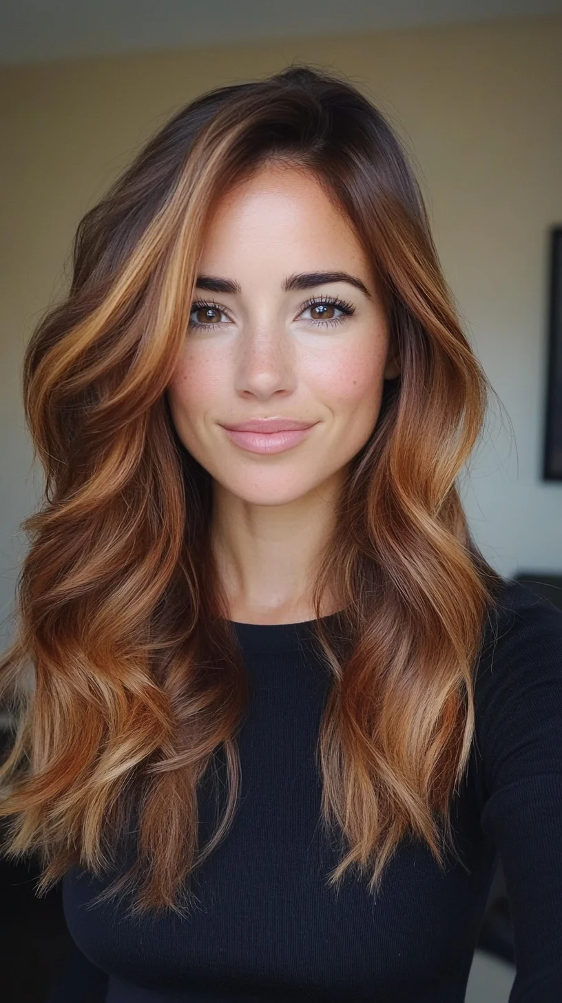 Effortless Waves: Embrace Volume and Dimension with Gorgeous Ombre Tresses