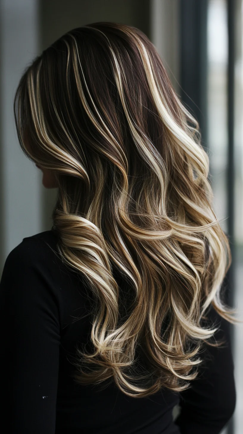 Effortless Waves with Luminous Highlights for a Chic Everyday Look