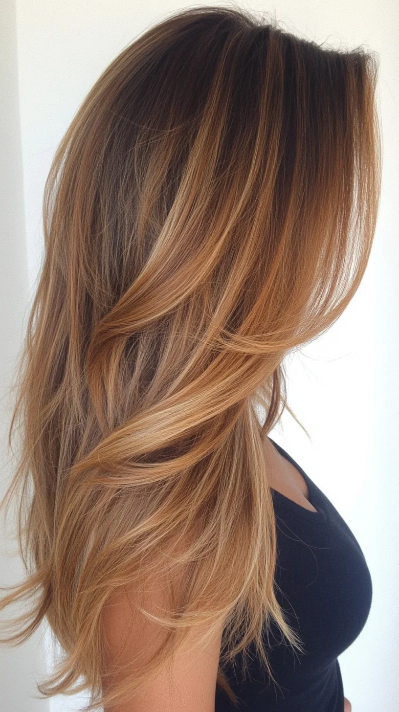 Effortless Waves with Sun-Kissed Highlights for a Radiant Look