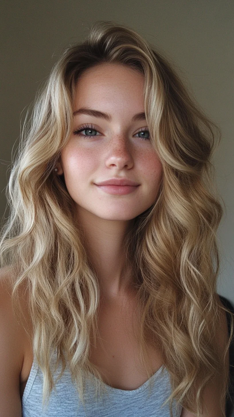 Effortlessly Beachy Waves: The Perfect Casual Glam Hairstyle