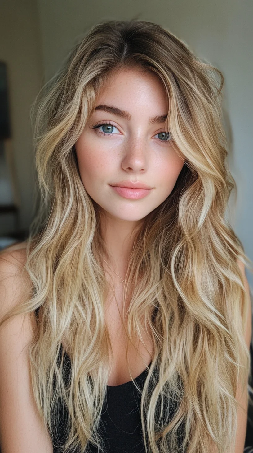 Effortlessly Chic Beach Waves: The Perfect Blend of Volume and Texture