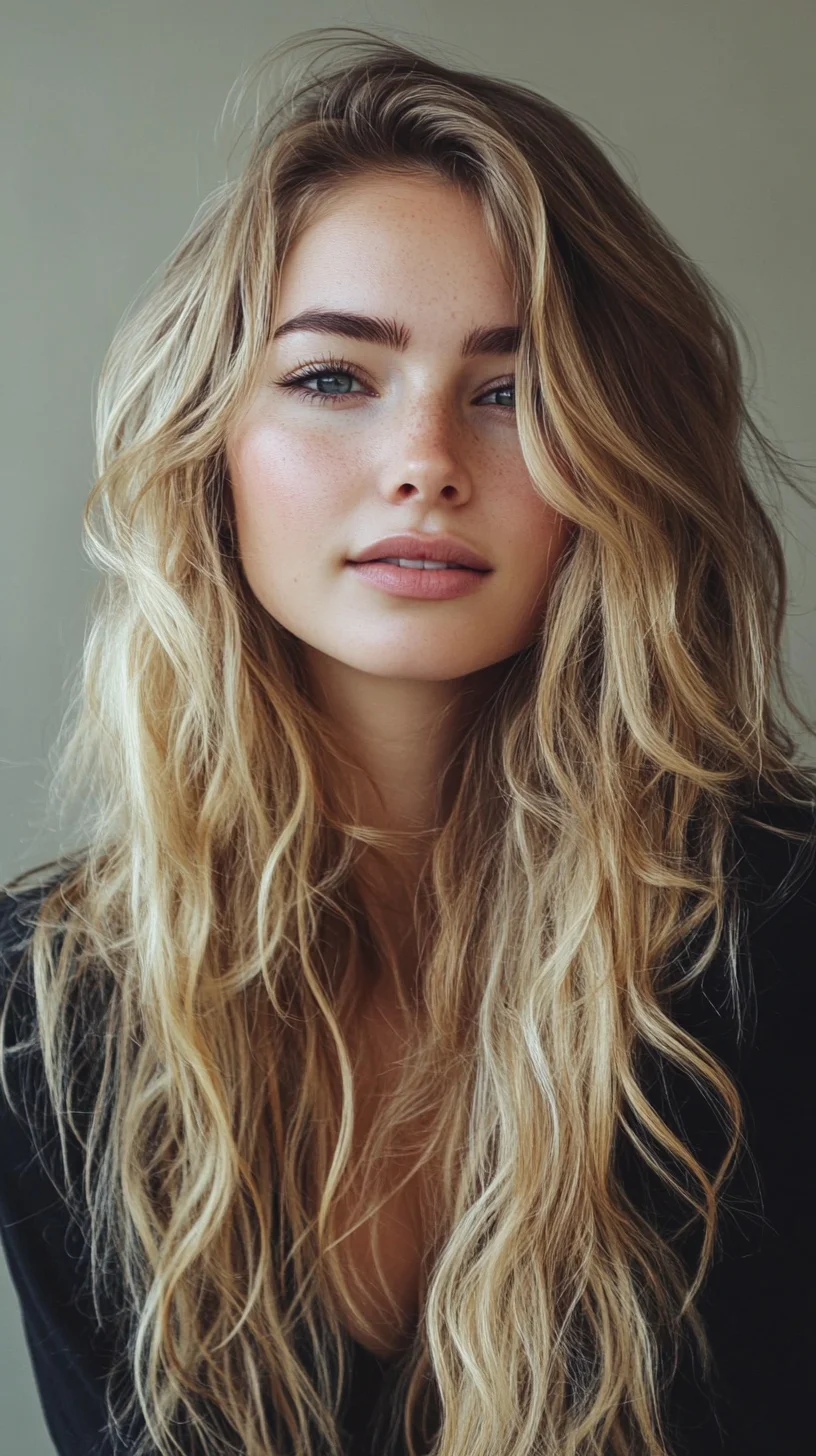 Effortlessly Chic Beachy Waves for a Carefree Look