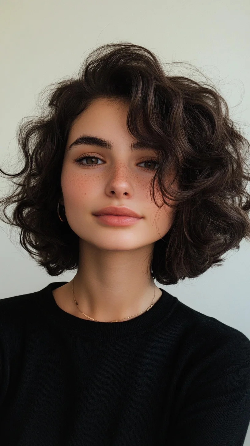 Effortlessly Chic: Embrace Voluminous Soft Curls for a Playful Look