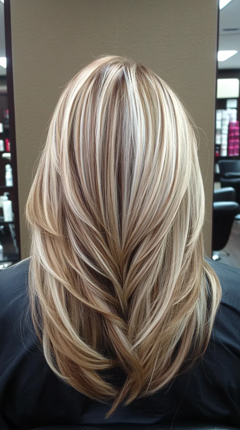 Effortlessly Chic Layered Blonde with Lush Highlights