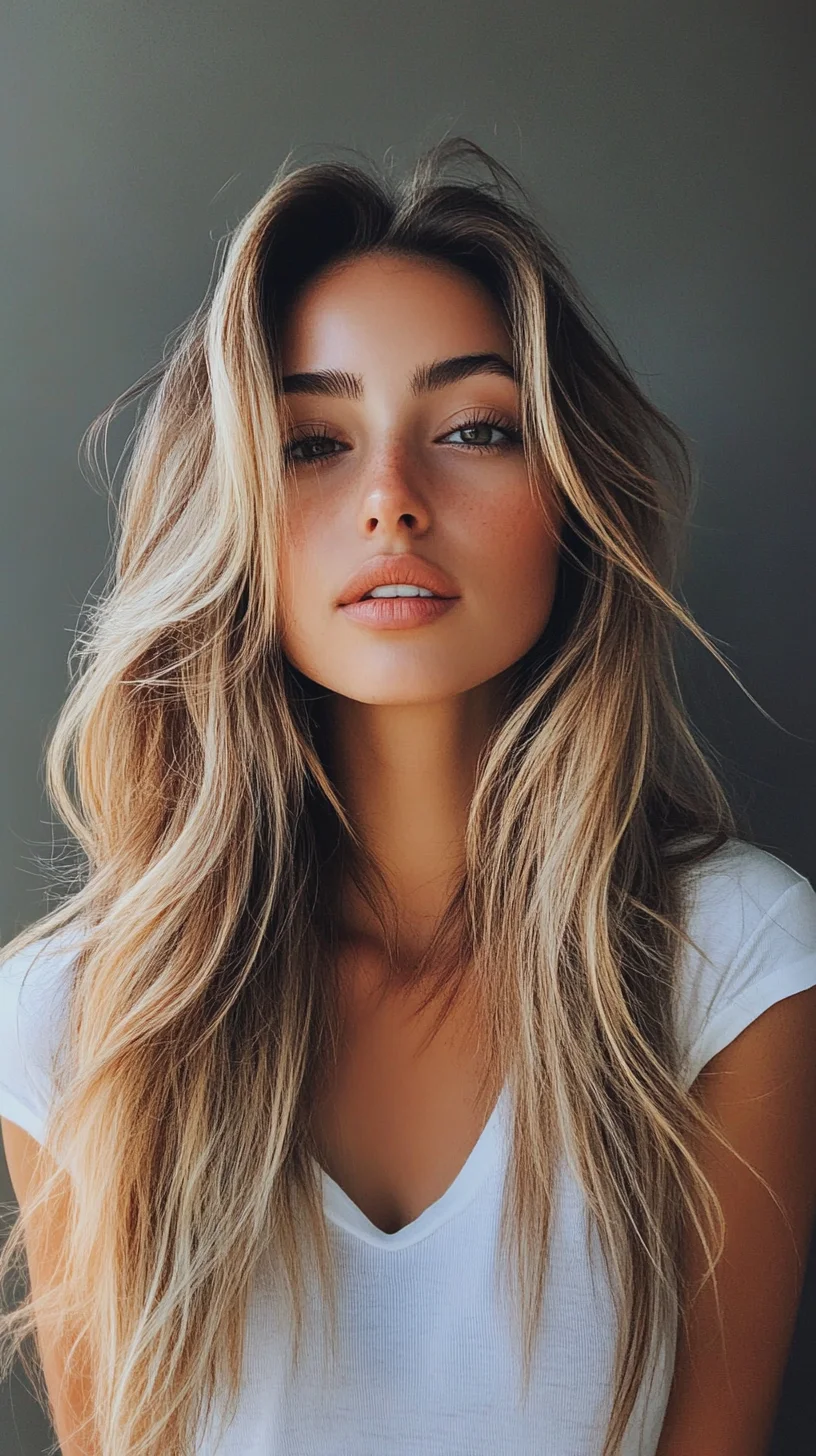 Effortlessly Chic Long Waves: The Ultimate Beachy Vibe