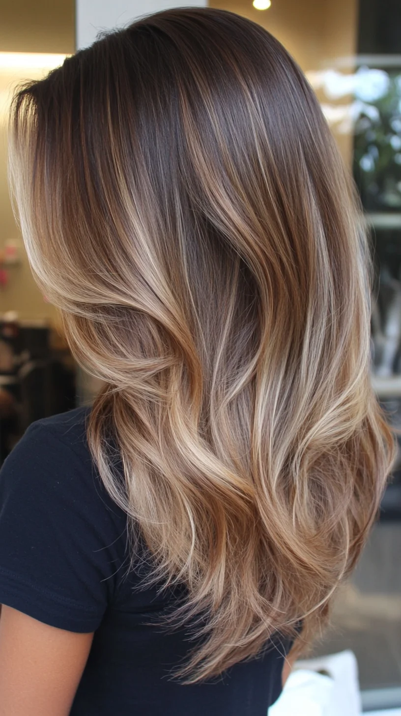 Effortlessly Chic Ombre Waves: A Versatile Look for Any Occasion