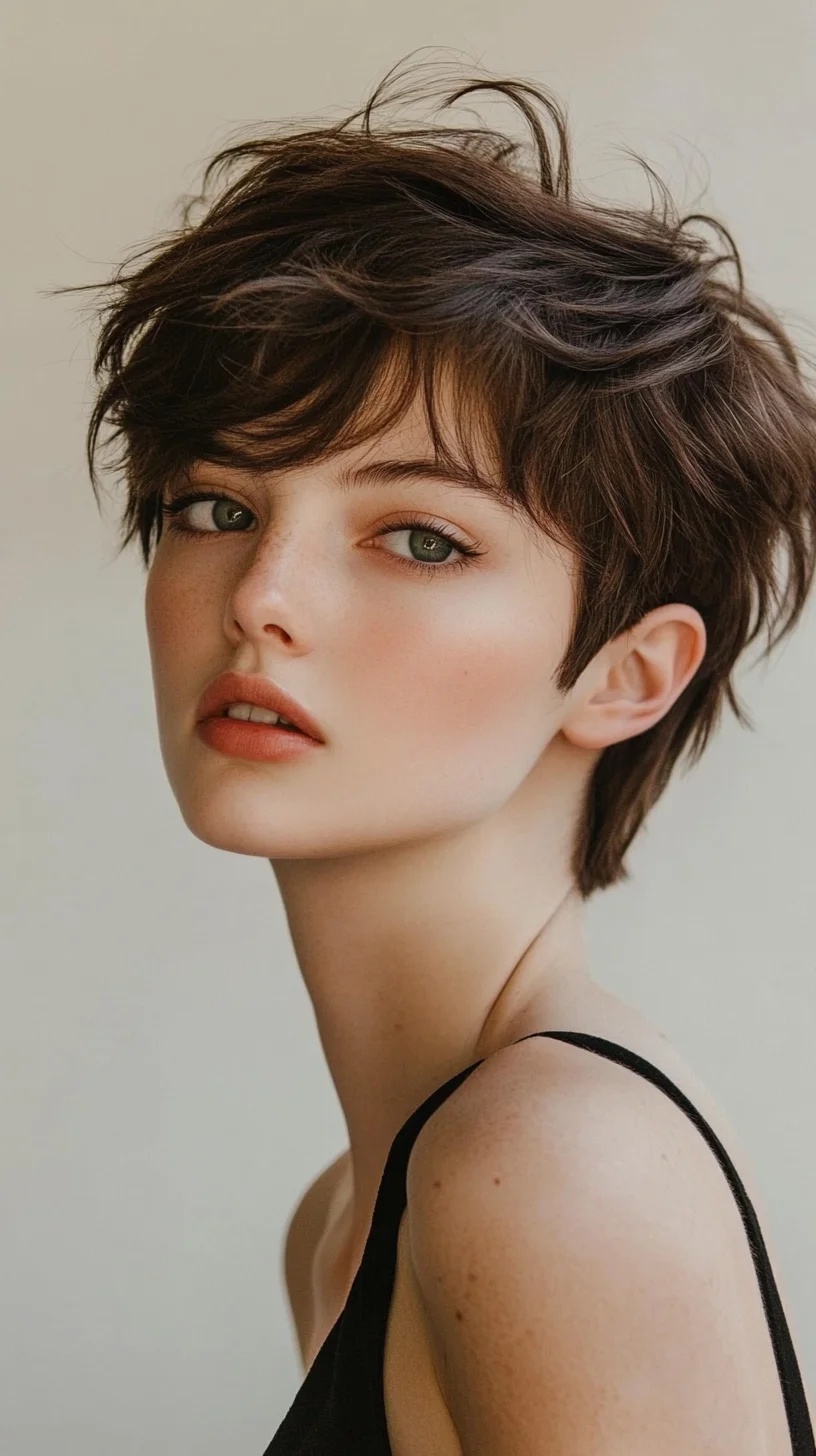 Effortlessly Chic Pixie: A Modern Twist on a Timeless Cut