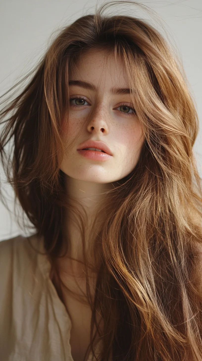 Effortlessly Chic: The Enviable Volume and Texture of Long, Flowing Locks