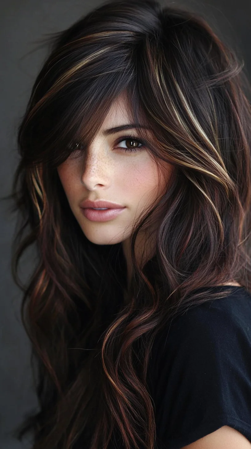 Effortlessly Chic: The Flirty Layered Waves with Highlights