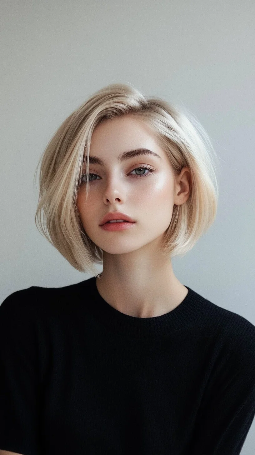 Effortlessly Chic: The Modern Blunt Bob for a Timeless Look