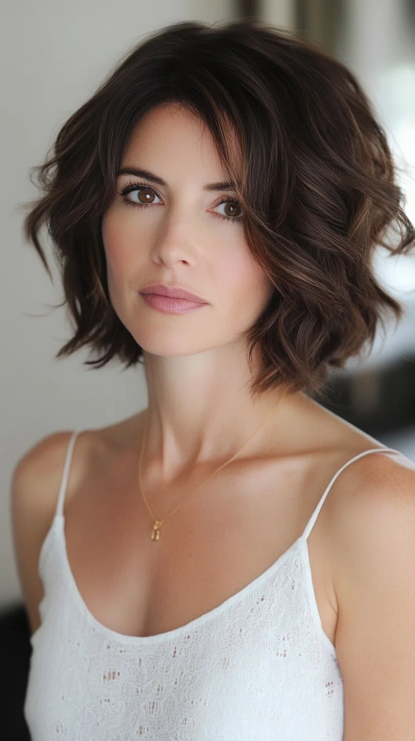 Effortlessly Chic: The Textured Lob That Flatters Every Face Shape