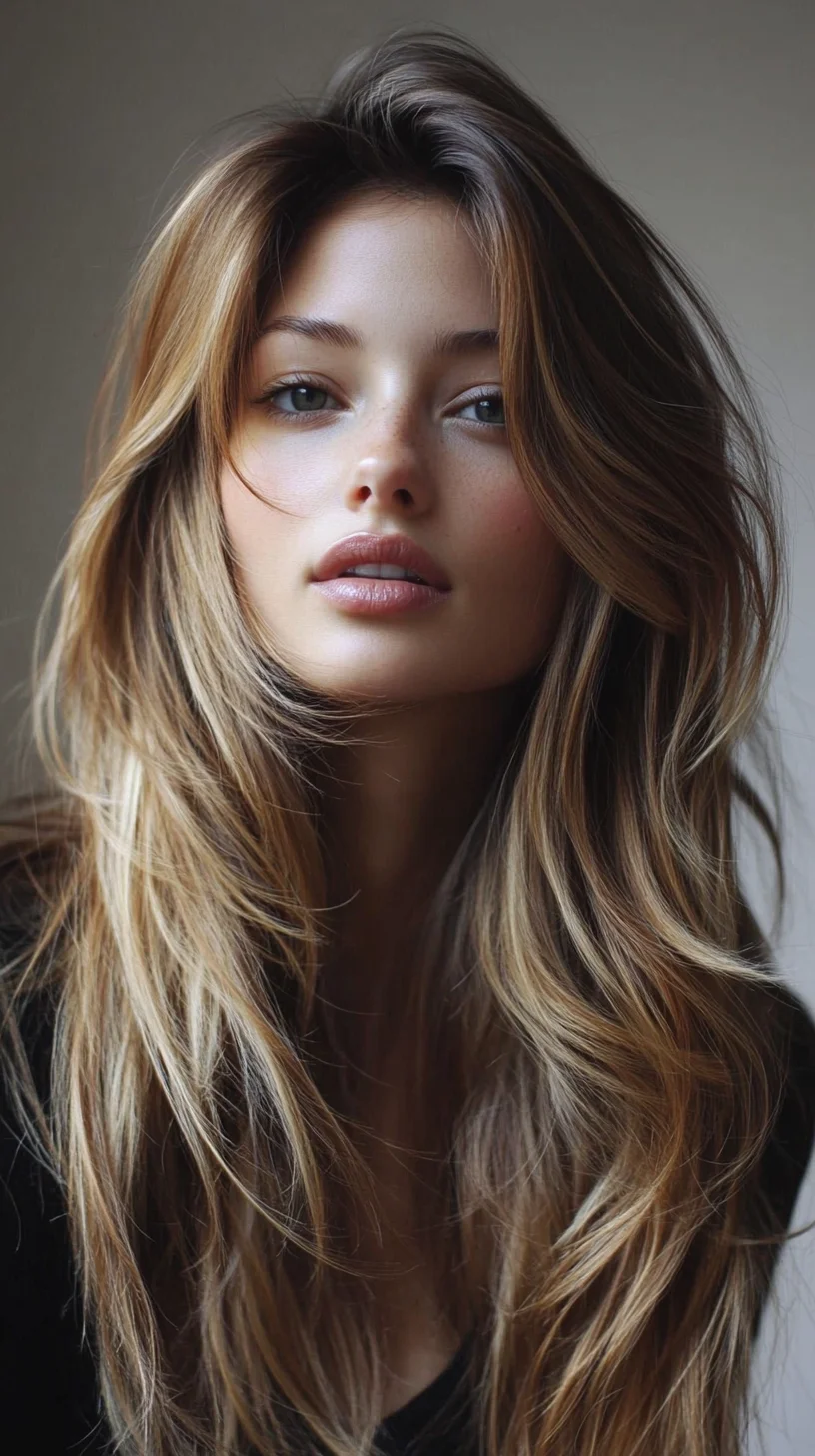 Effortlessly Chic: The Voluminous Layered Waves for a Luscious Look