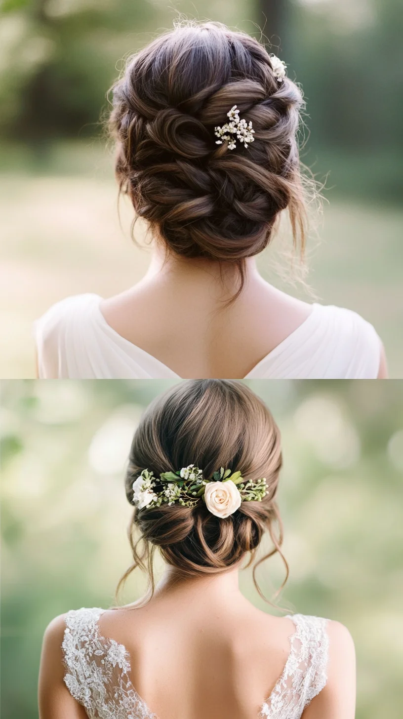 Effortlessly Elegant Updo: The Perfect Fusion of Romance and Sophistication