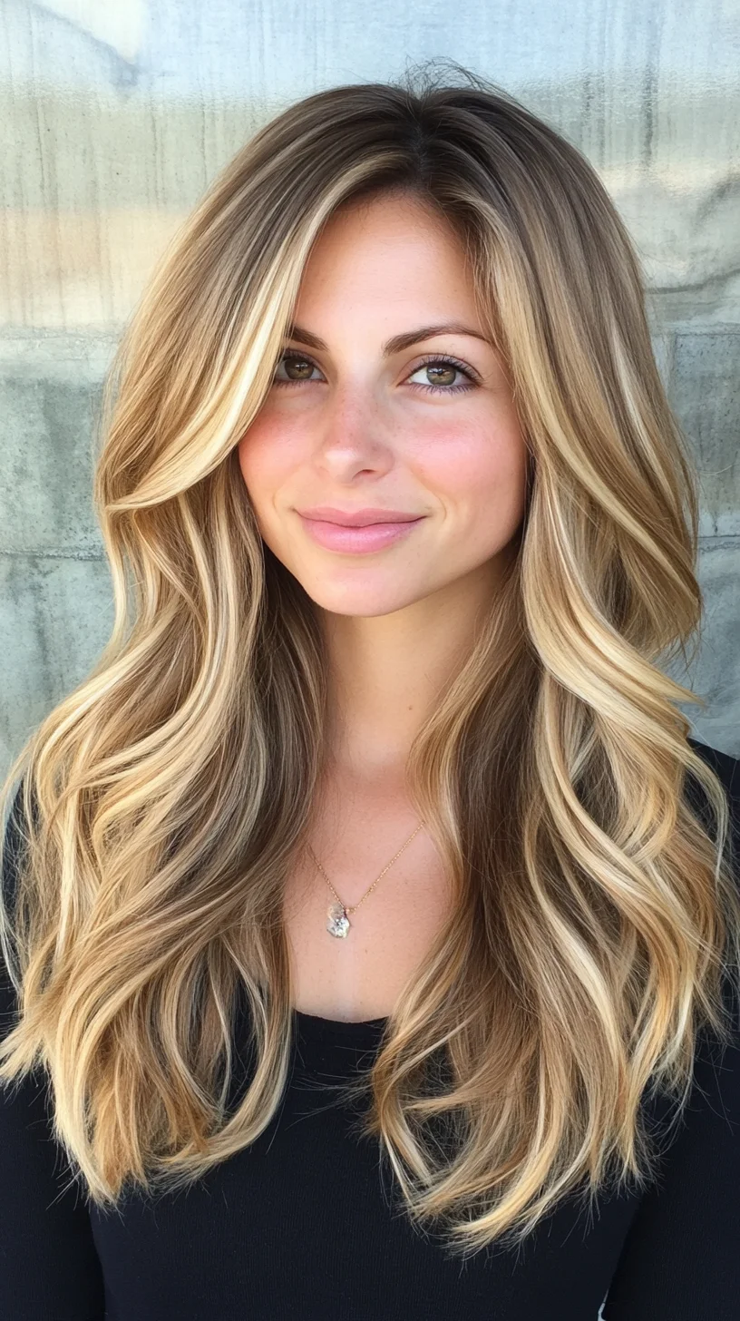 Effortlessly Glamorous Long Waves: The Perfect Blend of Volume and Shine