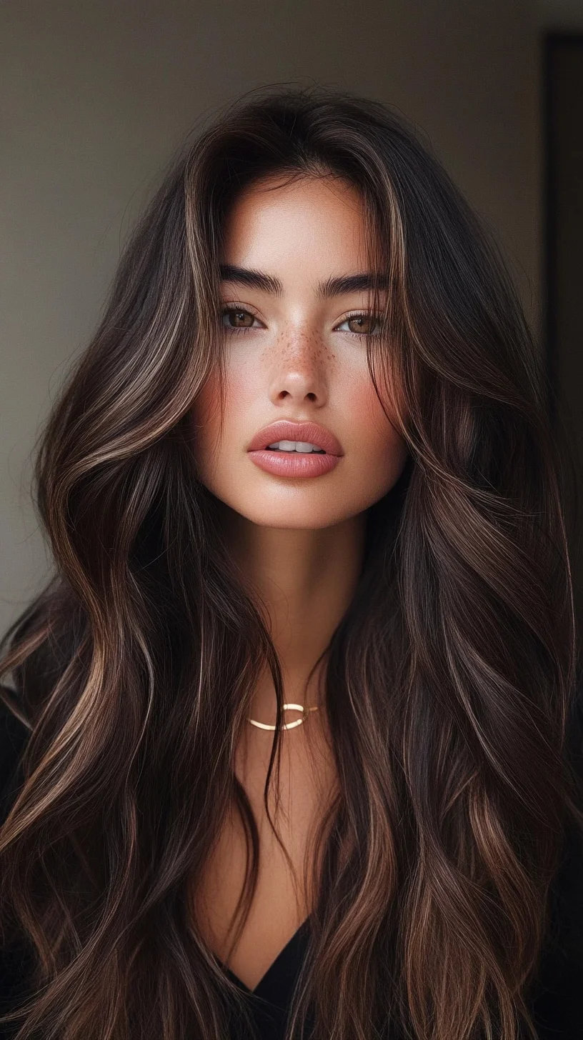 Effortlessly Glamorous Waves: The Ultimate Long Hair Hairstyle