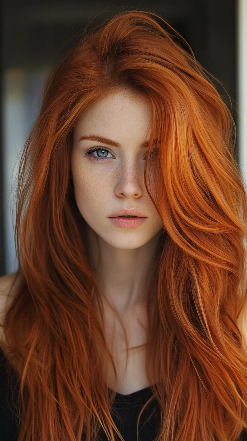 Effortlessly Gorgeous: Luscious Layers and Vibrant Copper Waves