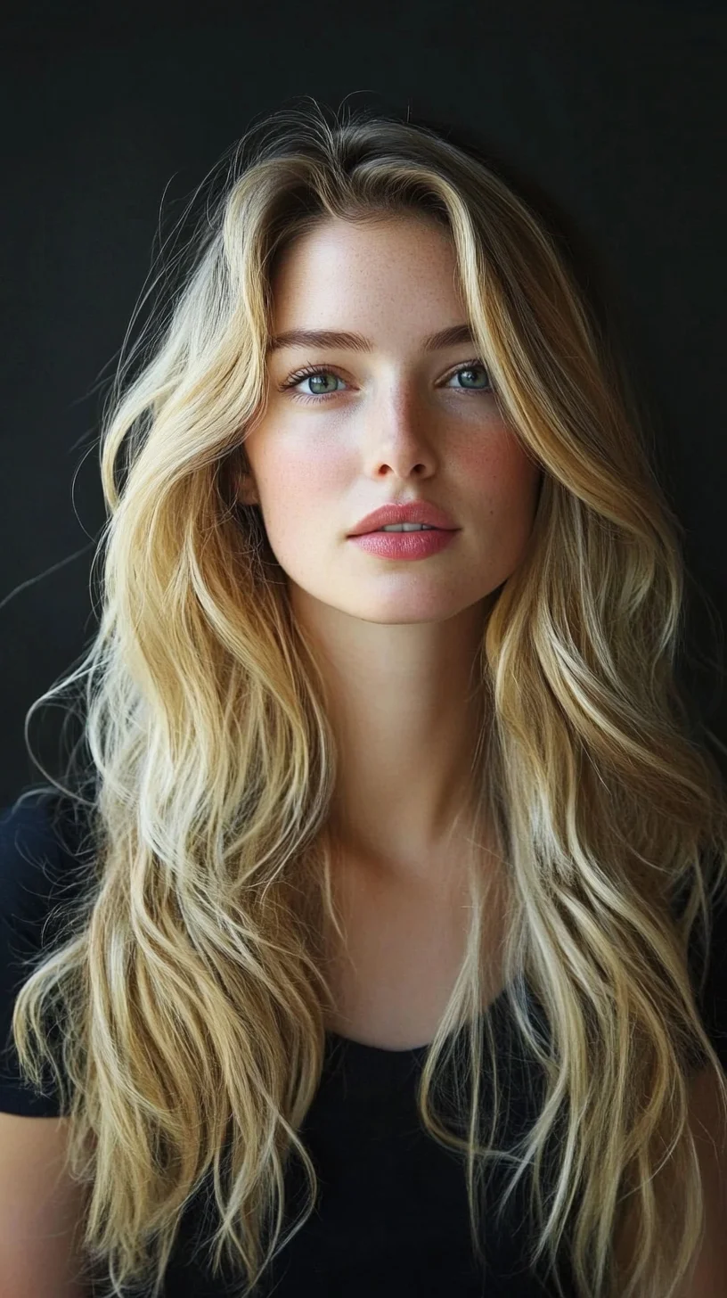 Effortlessly Tousled Waves: The Perfect Blend of Casual and Chic