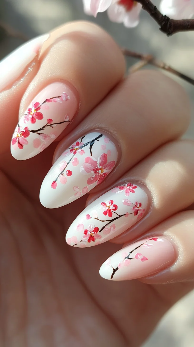 Elegant Blossom Nail Art: A Floral Touch for Every Occasion