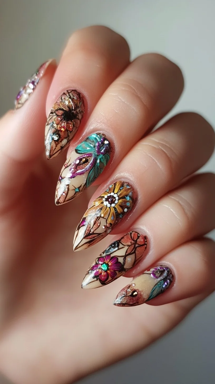 Explore Stunning Boho Nail Designs: Trendy Inspiration for Your Next Manicure