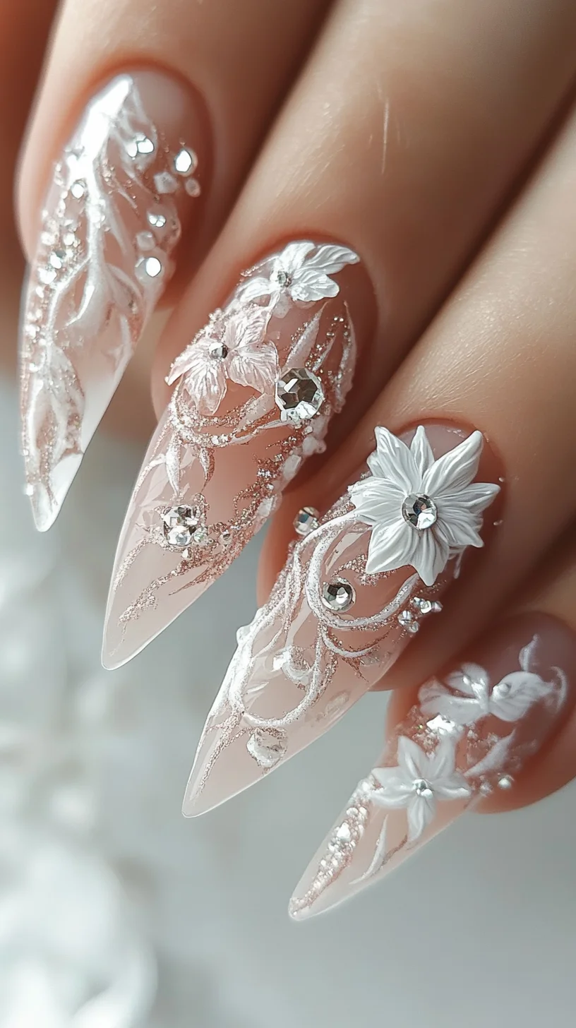 Elegant Floral Nail Art: Transform Your Nails with Stunning Petal Designs