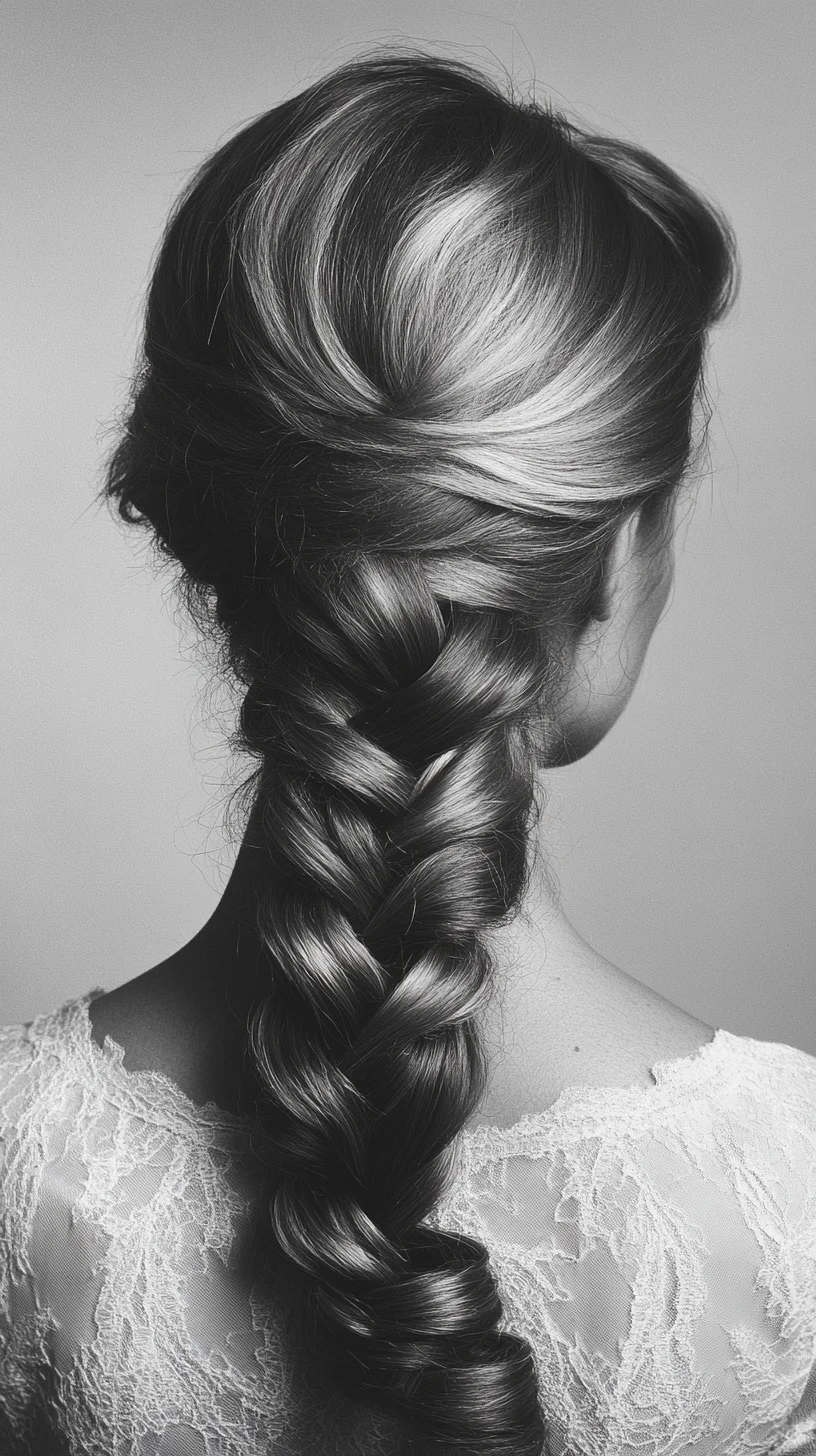 Elegant Oversized Braid: A Timeless Twist for Any Occasion