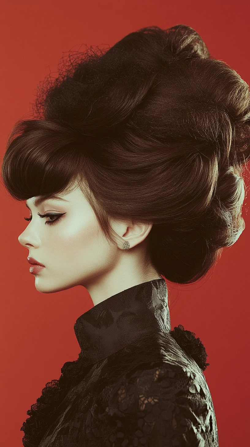 Elevate Your Look with a Stunning High Volume Bouffant Hairstyle