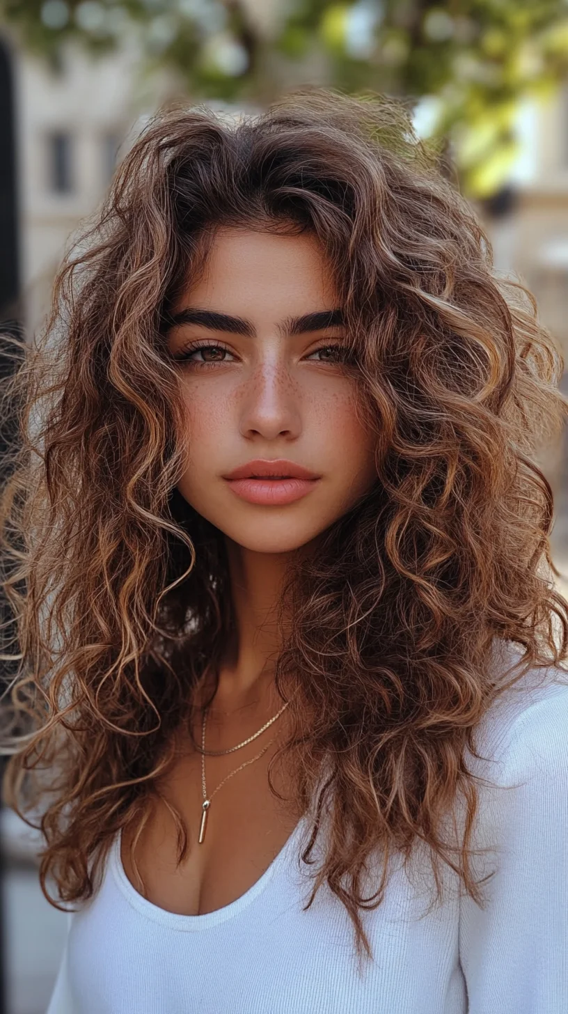 Embrace Effortless Elegance with Free-spirited Curly Layers