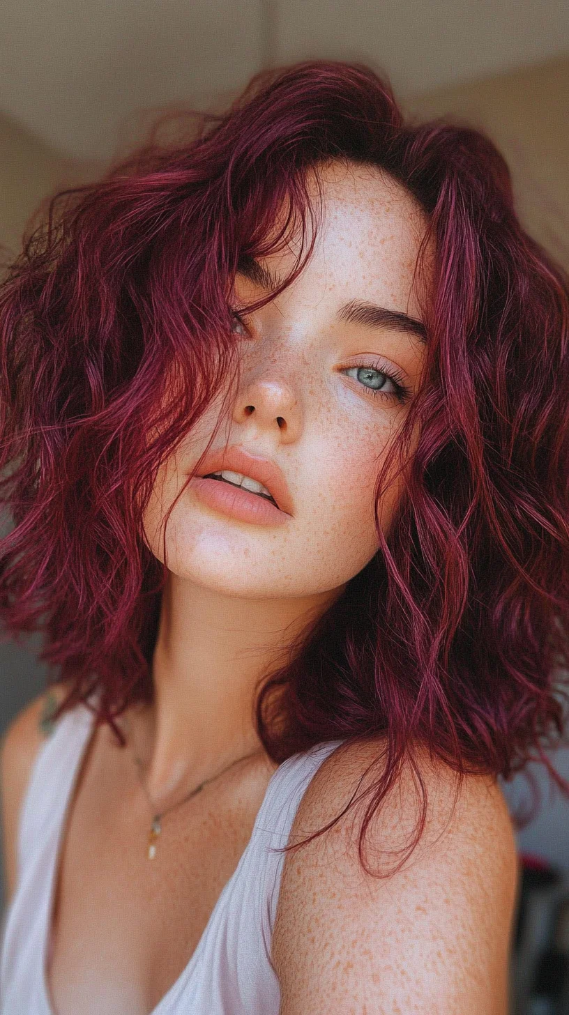 Embrace Effortless Elegance with Luscious Wavy Berry Curls