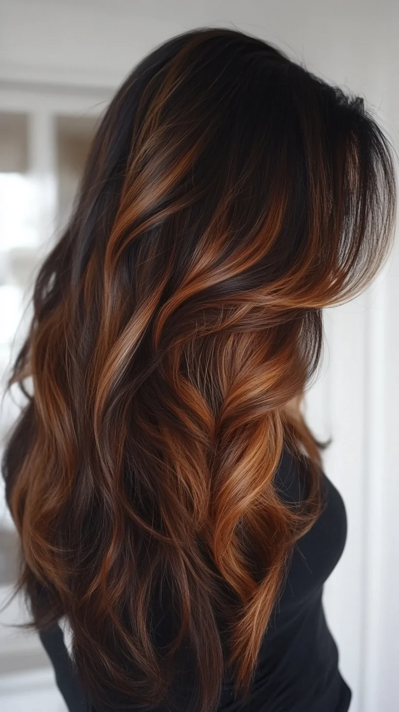 Embrace Effortless Elegance with Rich Chocolate-Warm Caramel Waves