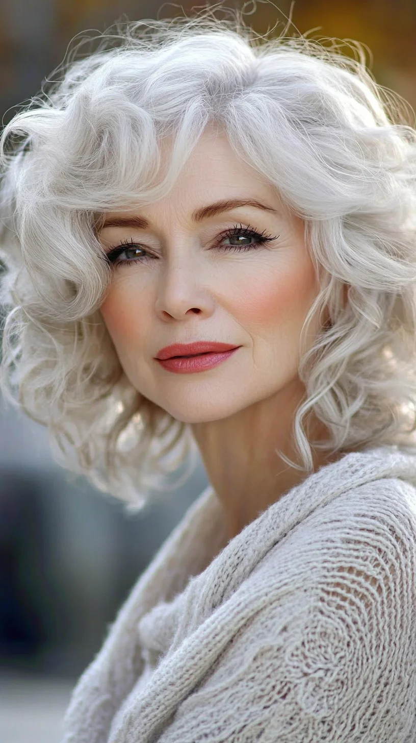 Embrace Elegance: The Timeless Soft Curly Bob for Ageless Beauty