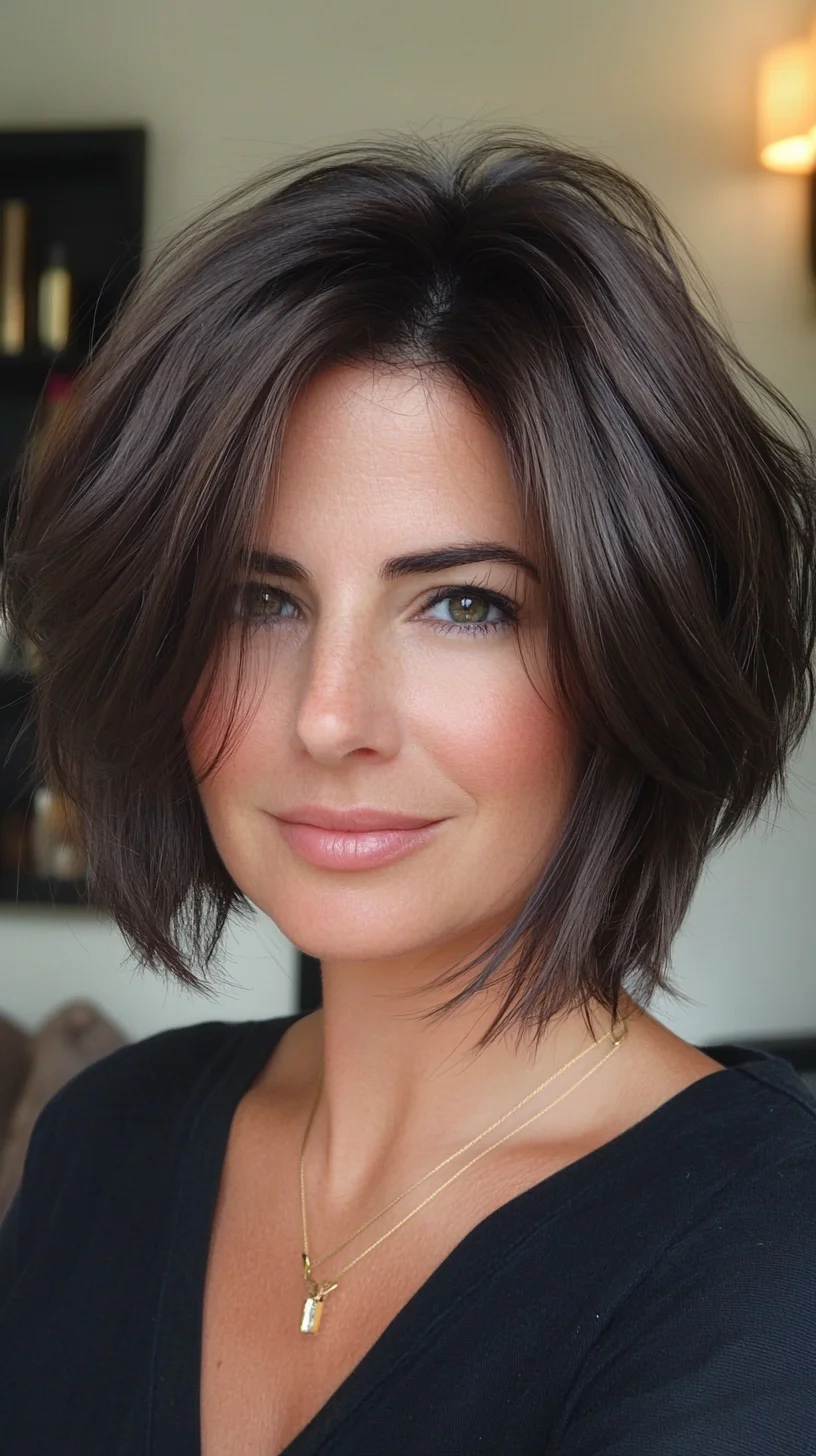 Embrace Volume and Texture with This Chic Bob Hairstyle