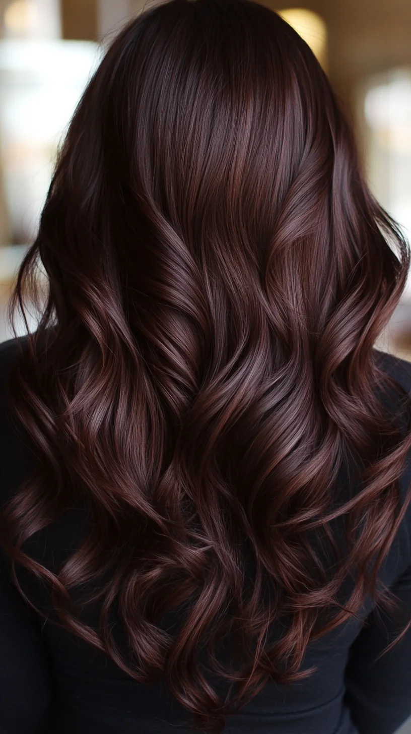 “Deliciously Dark: Inspiring Chocolate Glaze Hair Color Ideas for Every Style”