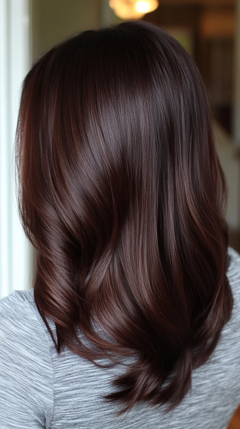 Luscious Chestnut Waves: The Ultimate Chic Hairstyle for Effortless Elegance