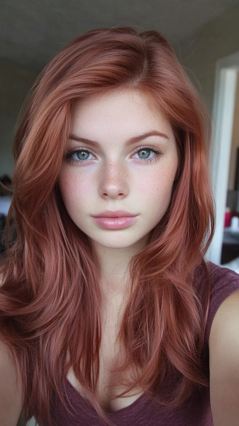 Lush Copper Waves: Embrace the Allure of Effortless Glamour