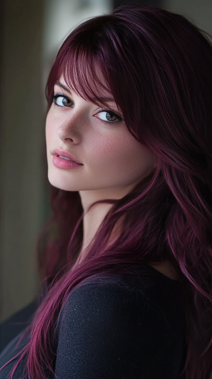 Vibrant Black Cherry Hair Color Inspiration: Stunning Styles to Transform Your Look!