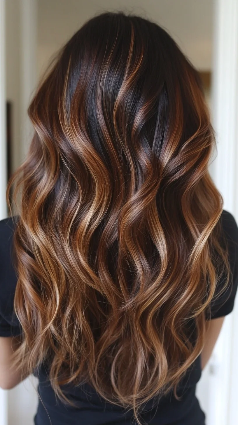 Luxurious Beach Waves with Sun-Kissed Highlights for Effortless Glamour