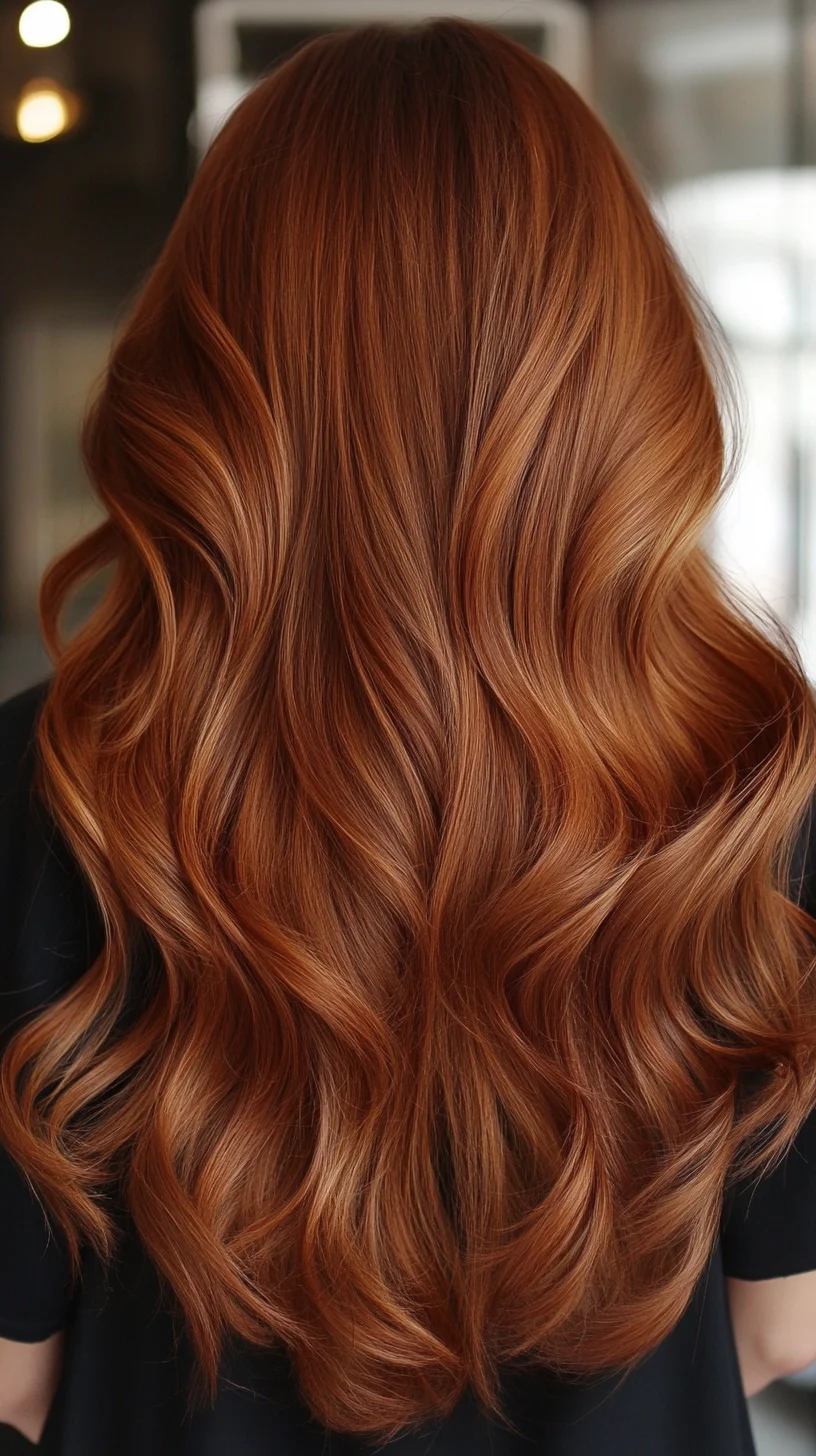 Luxurious Copper Waves: A Timeless Style for Effortless Elegance