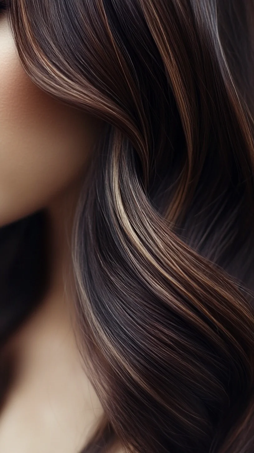 Luxurious Waves with Radiant Highlights for Effortless Elegance